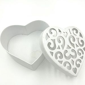 Anthropologie heart shaped box with lid
